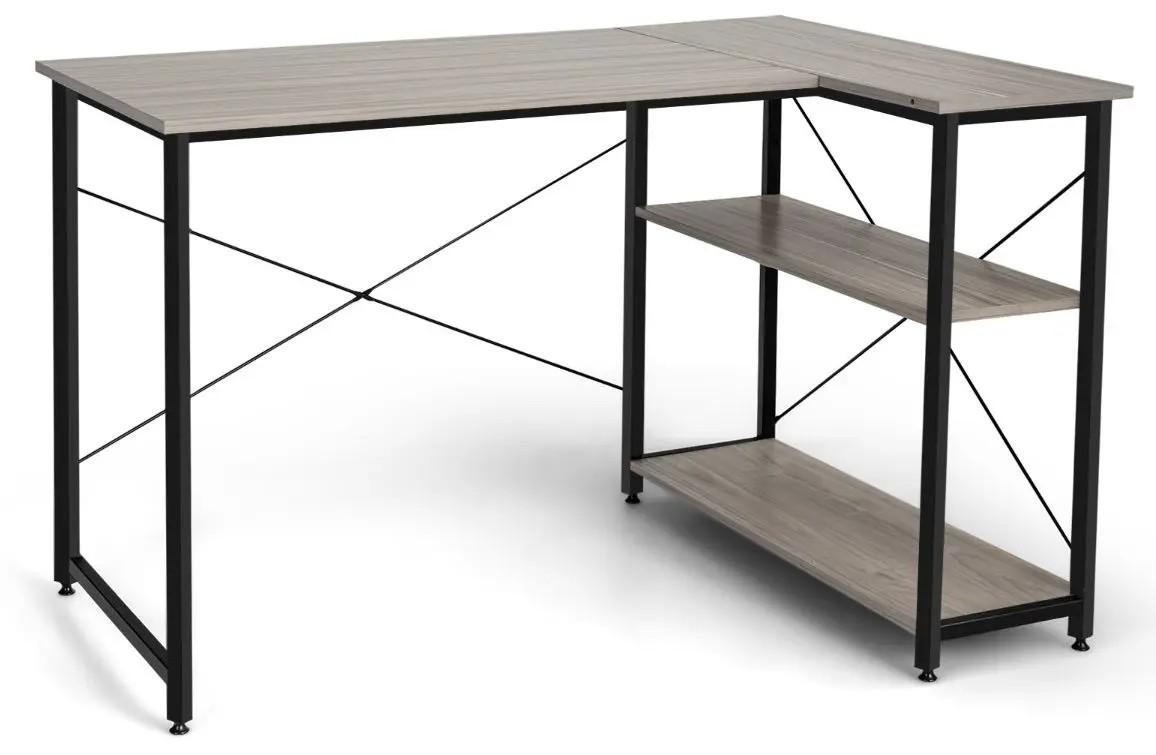 Masa de birou Costway CB10121GR Grey/Black
