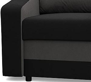 Canapea coltar Magnifico Meble Orion LL Bonell Mikrofaza 15/Mikrofaza 27 Right Negru/Gri