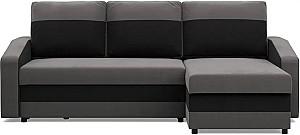 Canapea coltar Magnifico Meble Orion LL Bonell Mikrofaza 27/Mikrofaza 15 Right Gri/Negru