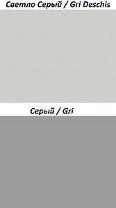 Masa de birou PS KS (TKSU-40/3+TKSU-30) (1.3 m) Seria Y Gri / Gri Deschis
