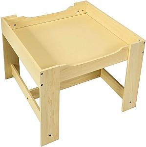 Masă de scris pentru copii Costway BB5584NA White/Natural