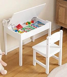 Set de masa si scaune Costway HY10125WH