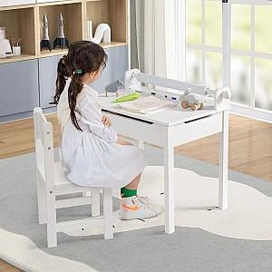 Set de masa si scaune Costway HY10125WH