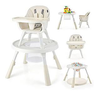 Scaun de masa multifunctional Costway BB5693YW Beige