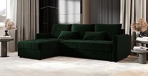 Canapea coltar Space Meble Mos L Bis Itaka 10 Verde inchis