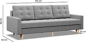 Canapea Magnifico Meble Elma Bonel Lux 23 Negru
