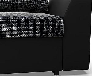 Canapea Magnifico Meble Lugo Lawa 17/Real 11 Gri inchis/Negru