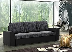 Canapea Magnifico Meble Lugo Lawa 17/Real 11 Gri inchis/Negru
