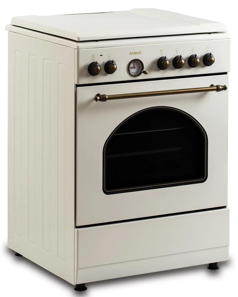 Aragaz, Plita de gaz Samus SR660EL1CW Beige