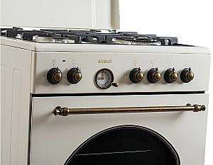 Aragaz, Plita de gaz Samus SR660EL1CW Beige