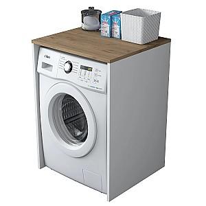 Dulap de baie Trendy KD103 2341 Nuc (Maro)/Alb