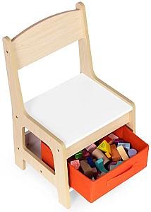 Masă de scris pentru copii Ecotoys ZKC-1C Natural (Bej)/Alb