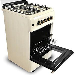 Aragaz, Plita de gaz Studio Casa Verona Retro 50/55 Beige