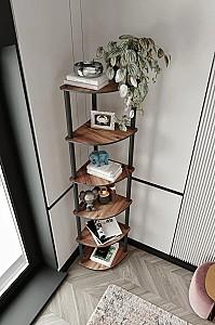Etajera Hanah Home Bookcase 6 Corner