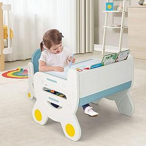 Masă de scris pentru copii Costway TP10119BL