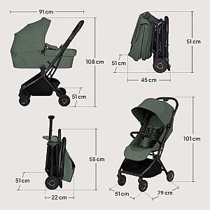 Carucior 2 in 1 Lionelo Sia Flex Green Emerald