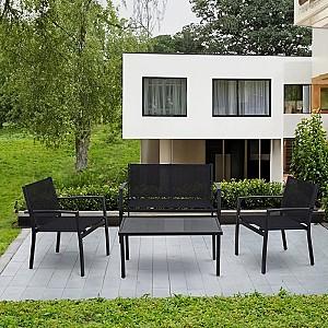 Set mobila de gradina Jumi OM-259027 Black