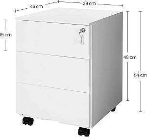 Comoda Songmics OFC63WT White
