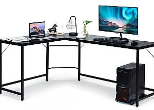 Masa de birou Costway HW61782BK Black
