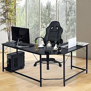 Masa de birou Costway HW61782BK Black