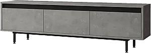 Tumba pentru televizor Mirage Design Luvio LV1-RL Concrete (Gri)/Larex Black