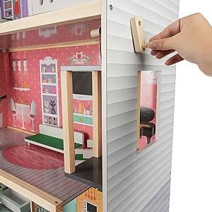 Casuta pentru papusi Kruzzel Large Dollhouse Multicolor