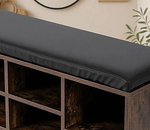 Raft pentru incaltaminte Mebel Elite Axel 104cm Stejar Rustic (Maro)/Negru