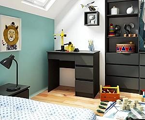 Masa de birou Akord A-7 90 Right Graphite Gray