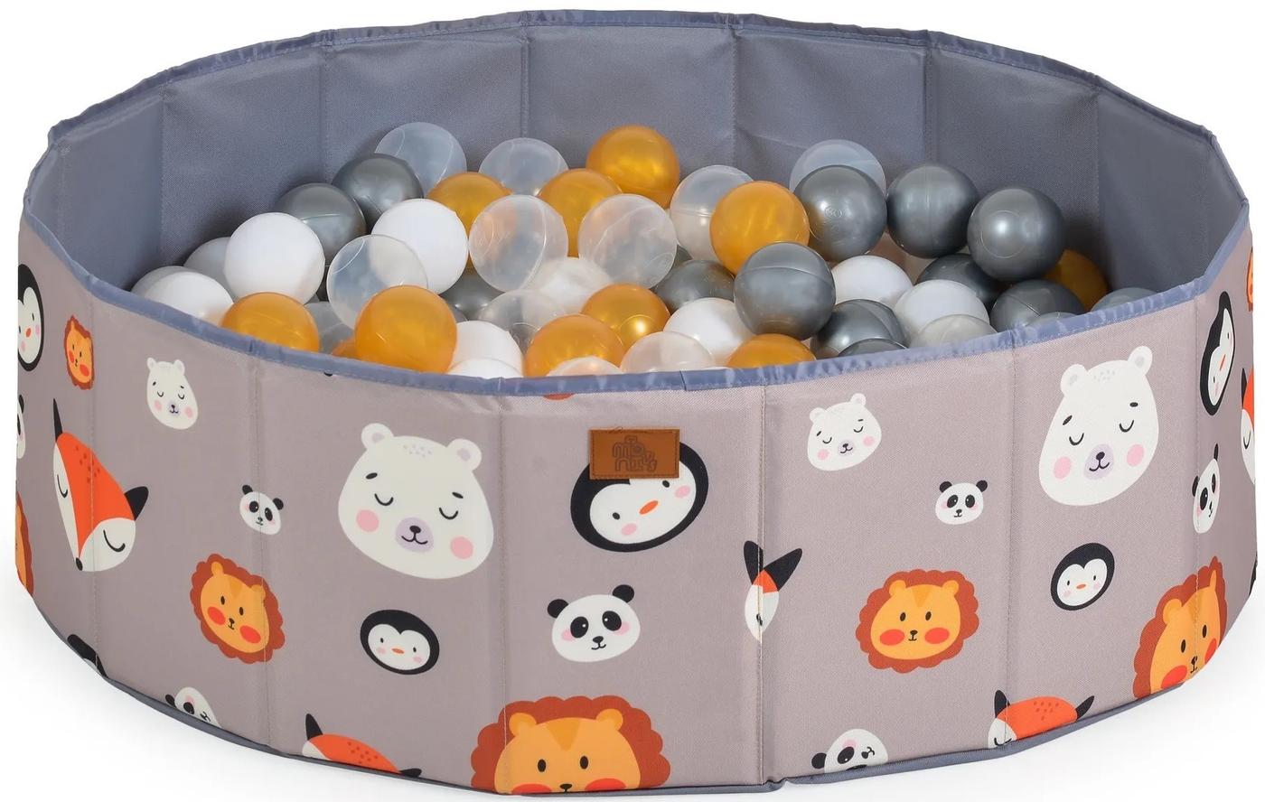 Manej Moni Melo 90 balls Animals Grey