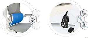 Fotoliu de birou Jumi CM-249875 Grey/White