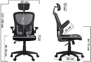 Fotoliu de birou Prestige Chairs OFF 635 Black