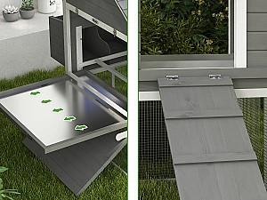 Cotet pentru gaini PawHut D51-150V01GY