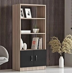 Etajera Mirage Design Vario VO4-OB Stejar (Bej)/Larex Negru