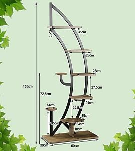  Costway HZ10079NA Wood/Black