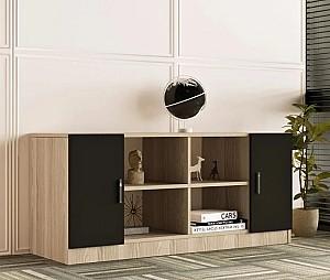 Etajera Mirage Design Vario VO6-OB Stejar (Bej)/Larex Negru