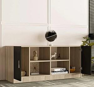 Etajera Mirage Design Vario VO6-OB Stejar (Bej)/Larex Negru