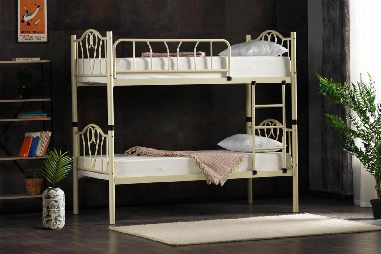 Pat copii MG-Plus Orkide (supraetajat) 90x200 Crem