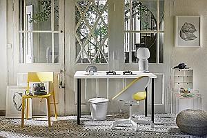 Masa de birou IKEA Lagkapten/Adils 120x60 Alb/Negru