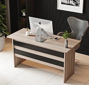 Masa de birou Mirage Design Vario VO1-OB Stejar (Bej)/Larex Negru