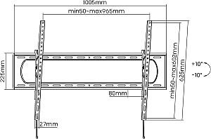 Suport pentru televizor Maclean MC-750N