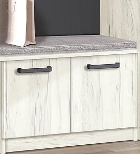 Dulap pentru incaltaminte Modern Karolina 70cm Stejar Craft Alb