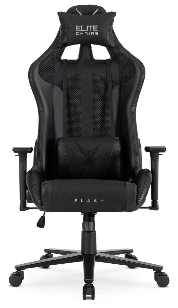 Fotoliu gaming Mebel Elite Flash Black