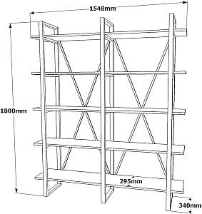 Etajera Mirage Design Marken MN05-BA