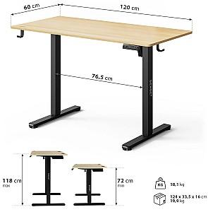 Masa de birou SENSE7 Nojo Light 120x60 Light Brown