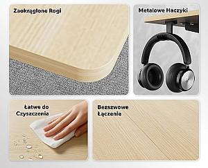 Masa de birou SENSE7 Nojo Light 120x60 Light Brown