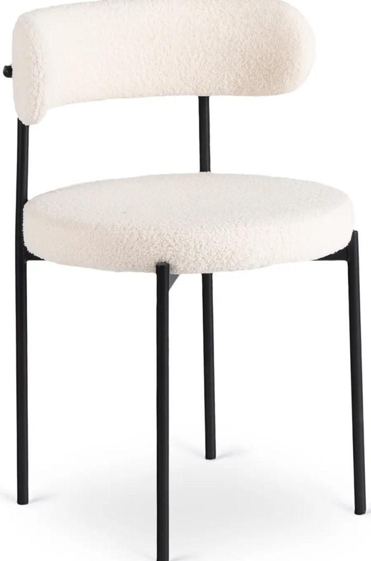 Scaun Mebel Elite Tulsa Cream/Black