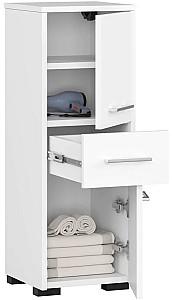 Dulap de baie Akord Fin 2D1SZ 30cm White