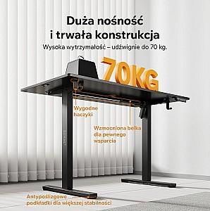 Masa de birou SENSE7 Nojo Light 120x60 Black