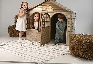 Casuta de joaca Doloni 02550/01 Eco Brown