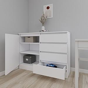 Comoda Smartex Т2 80 cm Alb